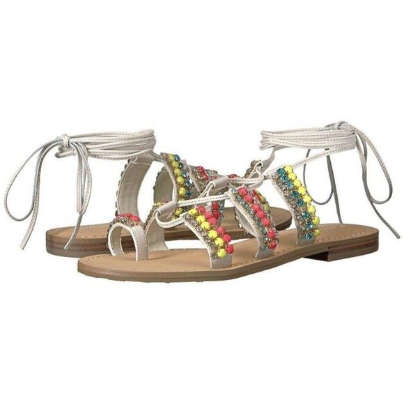 Size 10 M Ivanka Trump Women's Monday Ivory Sandal - Picture 1 of 1